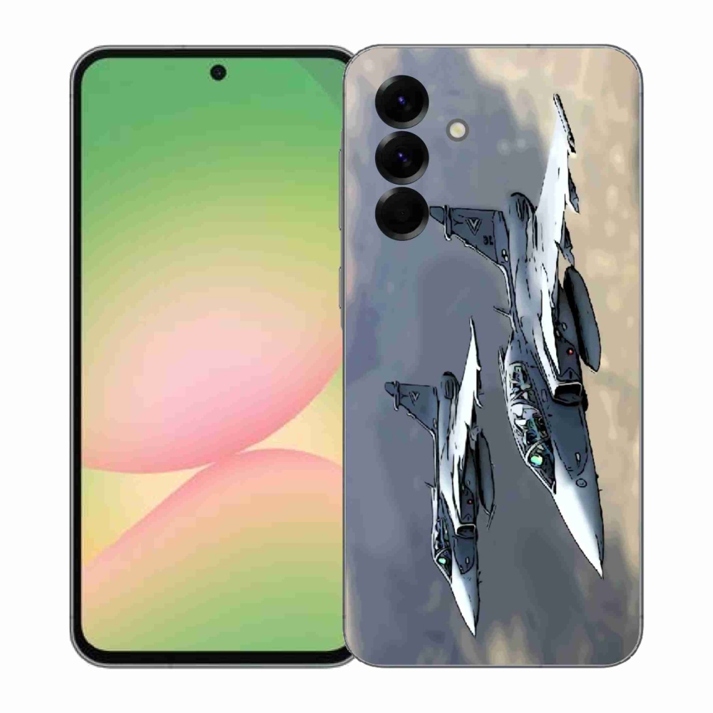 Gelový kryt mmCase na Samsung Galaxy A57 5G - stíhačky