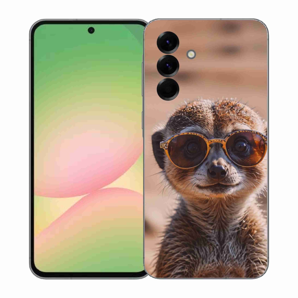 Gelový kryt mmCase na Samsung Galaxy A57 5G - stylová surikata