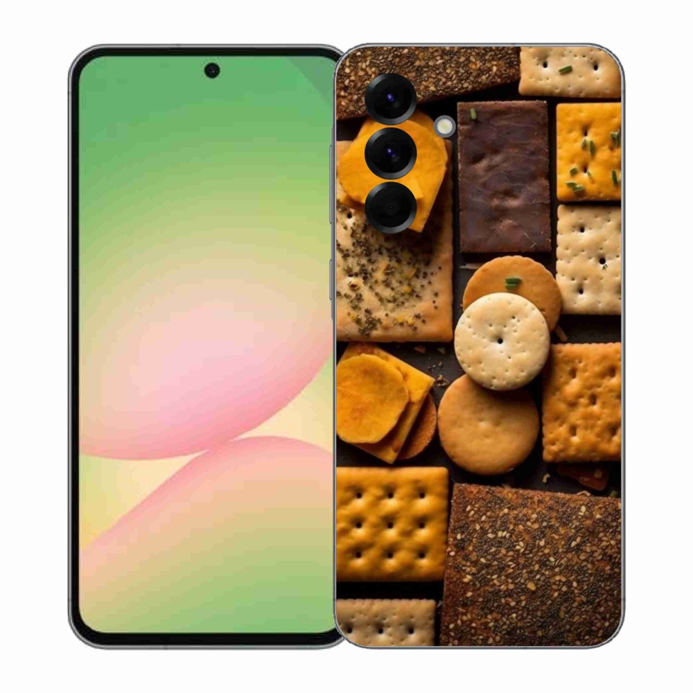 Gelový kryt mmCase na Samsung Galaxy A57 5G - sušenky