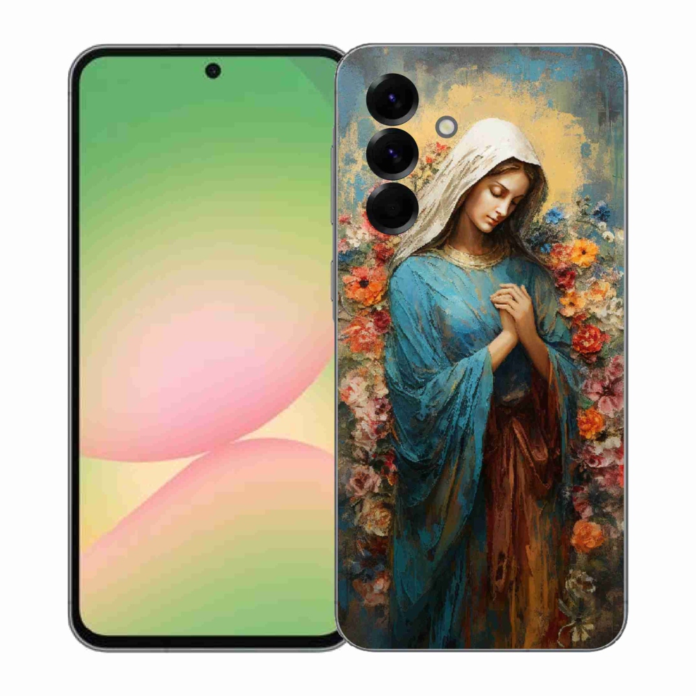 Gelový kryt mmCase na Samsung Galaxy A57 5G - svatá žena