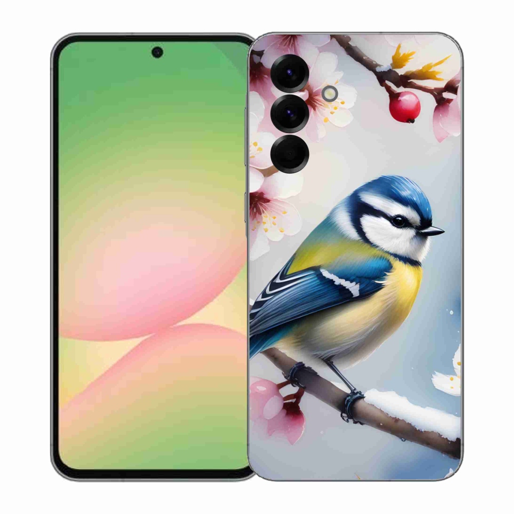 Gelový kryt mmCase na Samsung Galaxy A57 5G - sýkorka