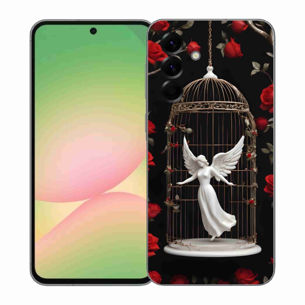 Gelový kryt mmCase na Samsung Galaxy A57 5G - uvězněný anděl