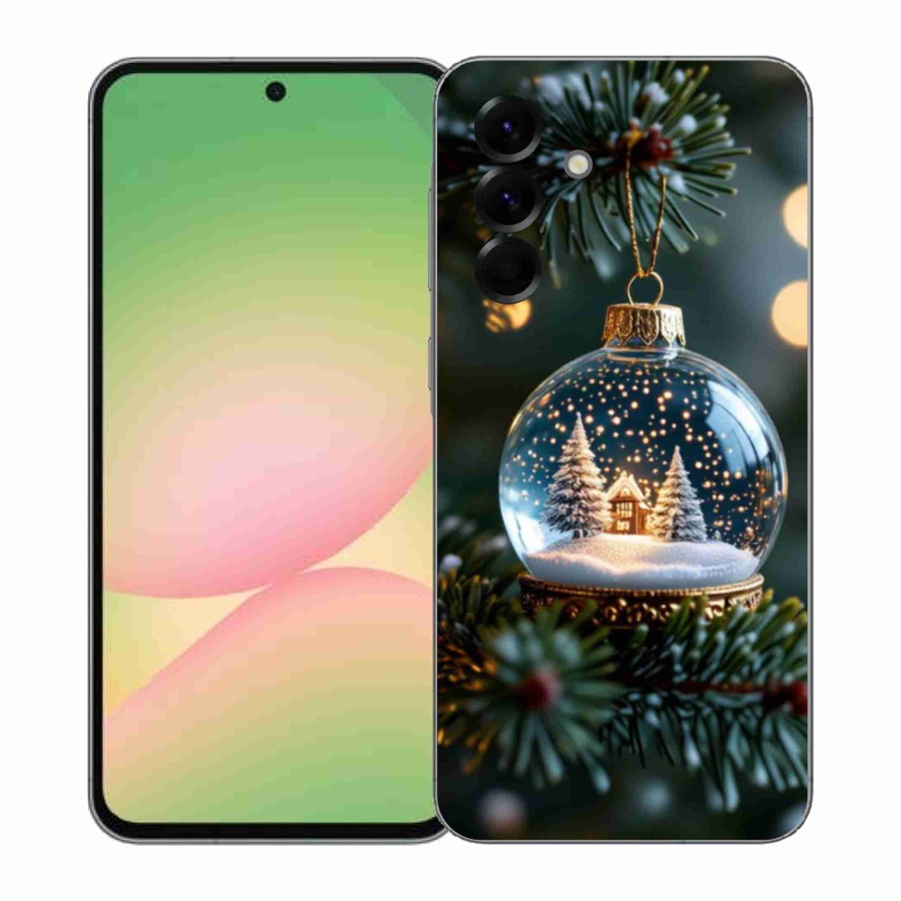 Gelový kryt mmCase na Samsung Galaxy A57 5G - vánoční koule 2