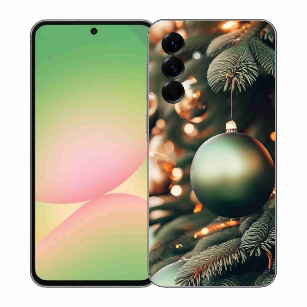 Gelový kryt mmCase na Samsung Galaxy A57 5G - vánoční ozdoby 1