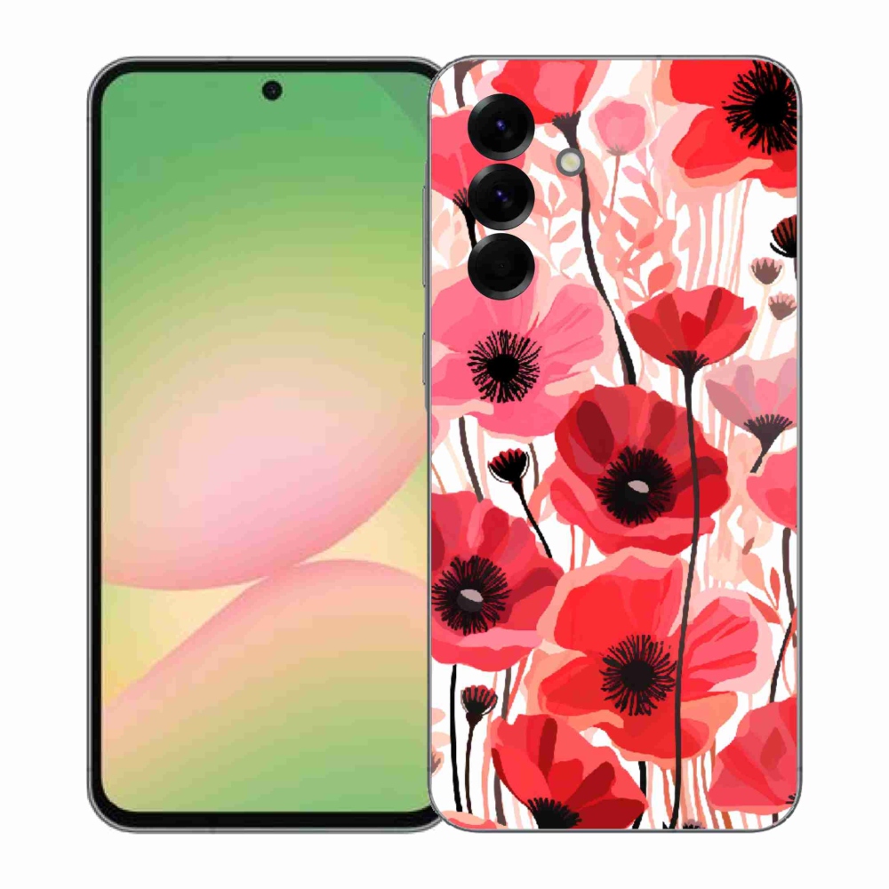 Gelový kryt mmCase na Samsung Galaxy A57 5G - vlčí mák 1