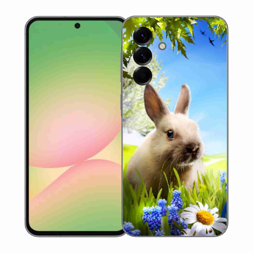 Gelový kryt mmCase na Samsung Galaxy A57 5G - zajíček