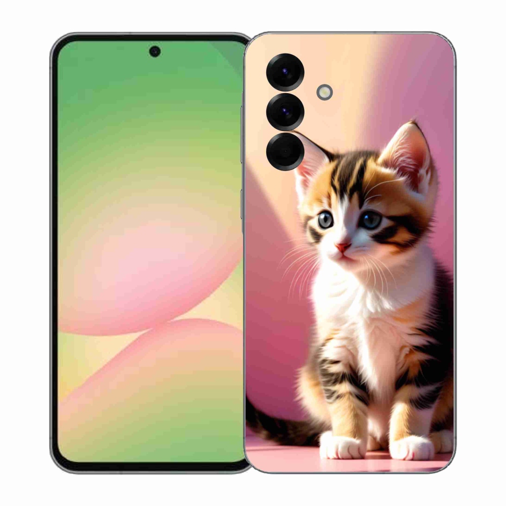 Gelový kryt mmCase na Samsung Galaxy A57 5G - zvědavé kotě 2