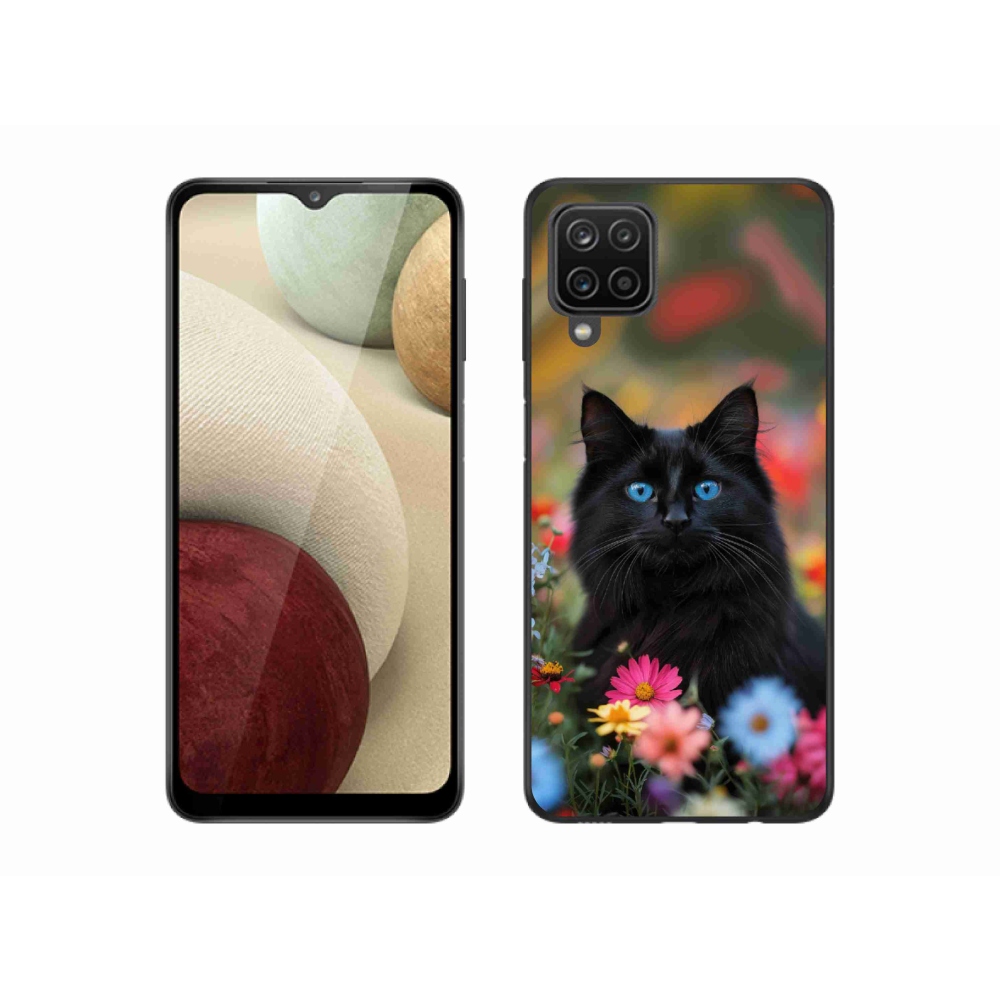 Gelový kryt mmCase na Samsung Galaxy M12 - černé kotě 4