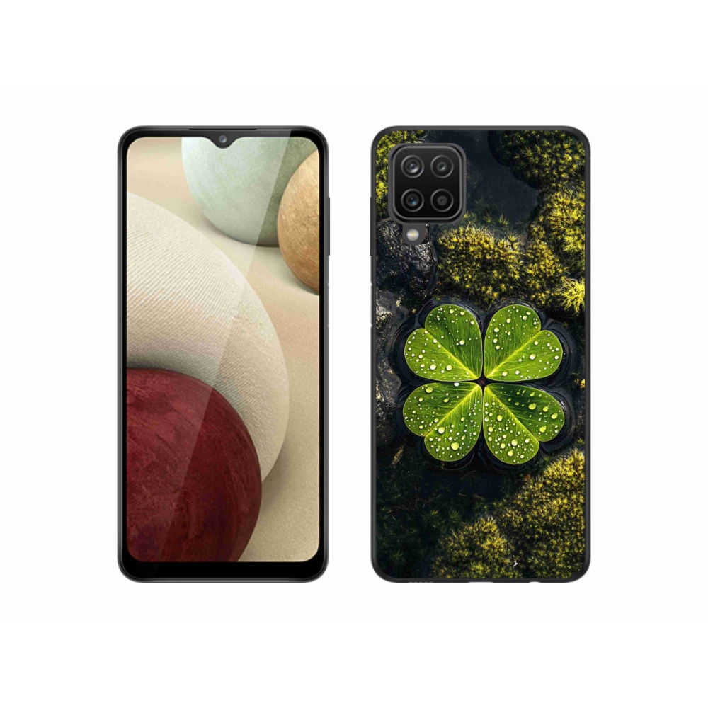 Gelový kryt mmCase na Samsung Galaxy M12 - čtyřlístek