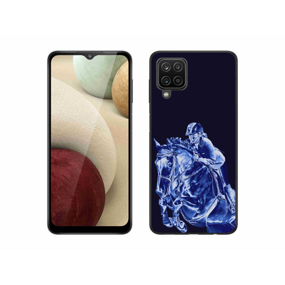 Gelový kryt mmCase na Samsung Galaxy M12 - dostihový kůň
