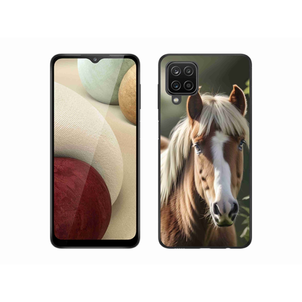 Gelový kryt mmCase na Samsung Galaxy M12 - kůň se světlou hřívou