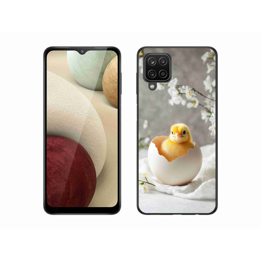 Gelový kryt mmCase na Samsung Galaxy M12 - kuřátko