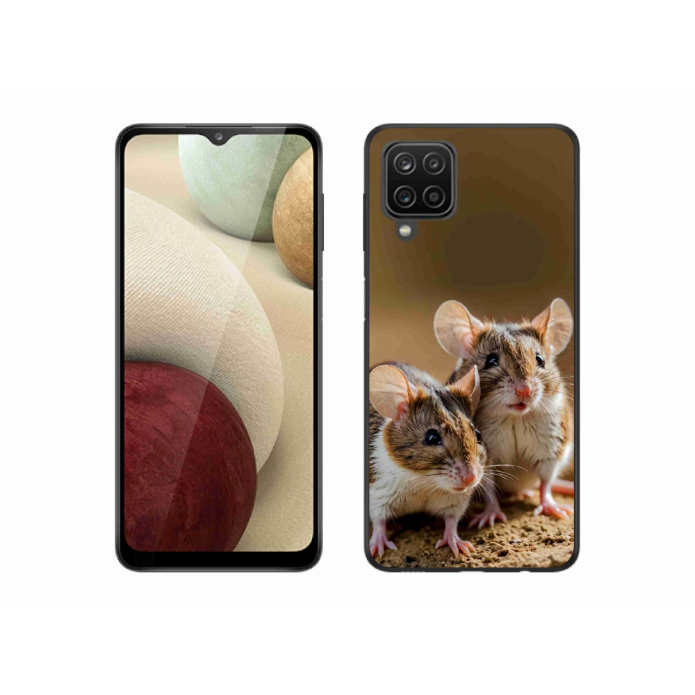Gelový kryt mmCase na Samsung Galaxy M12 - myší duo