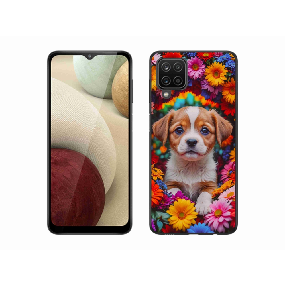Gelový kryt mmCase na Samsung Galaxy M12 - roztomilé štěně