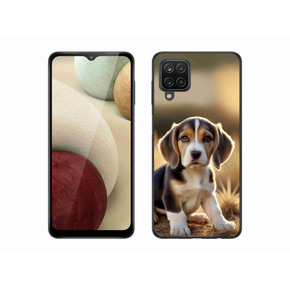 Gelový kryt mmCase na Samsung Galaxy M12 - roztomilý bígl