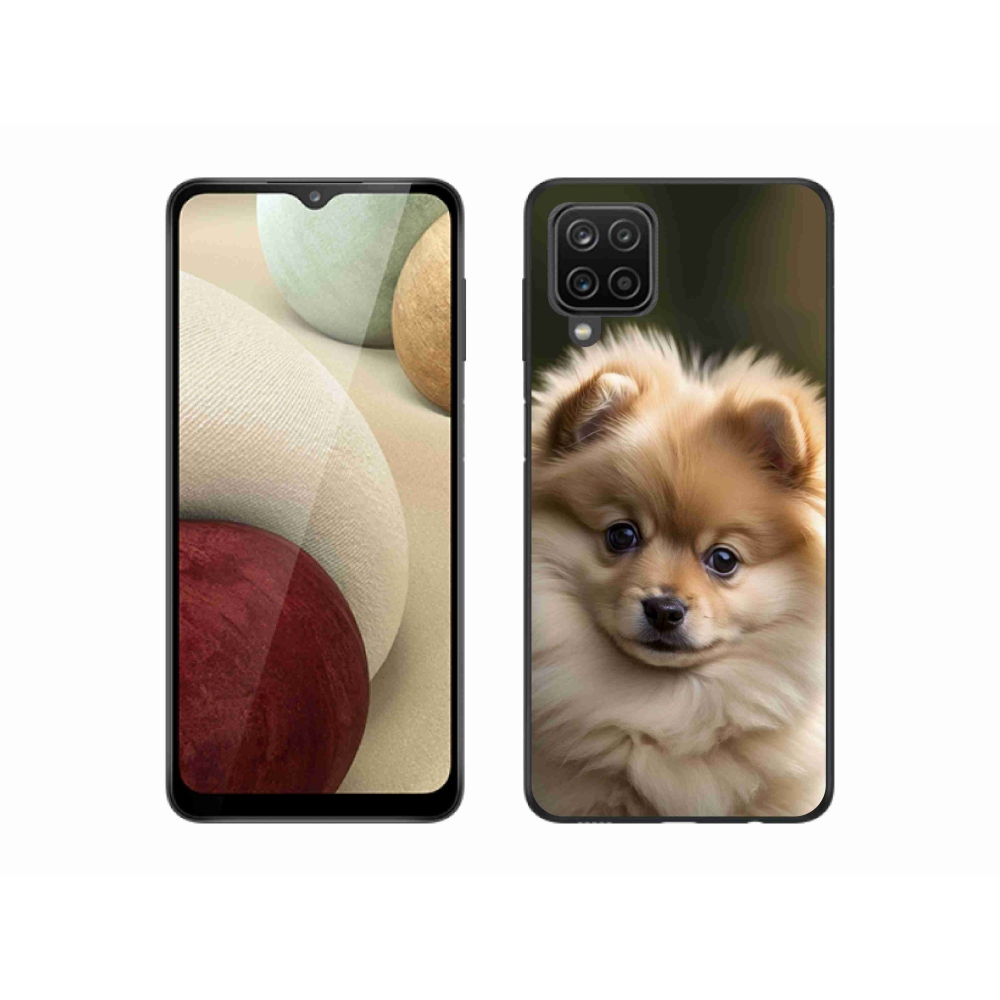 Gelový kryt mmCase na Samsung Galaxy M12 - roztomilý pomeranian 2