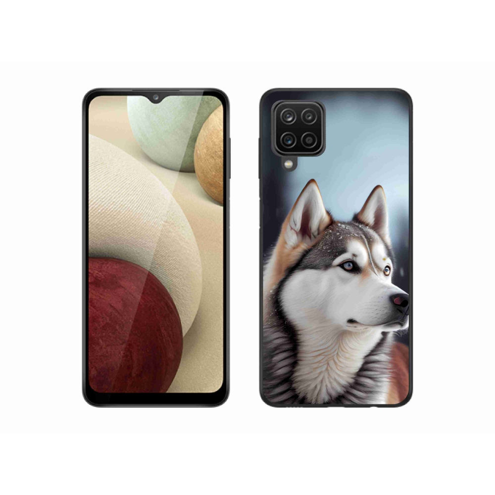 Gelový kryt mmCase na Samsung Galaxy M12 - sibiřský husky