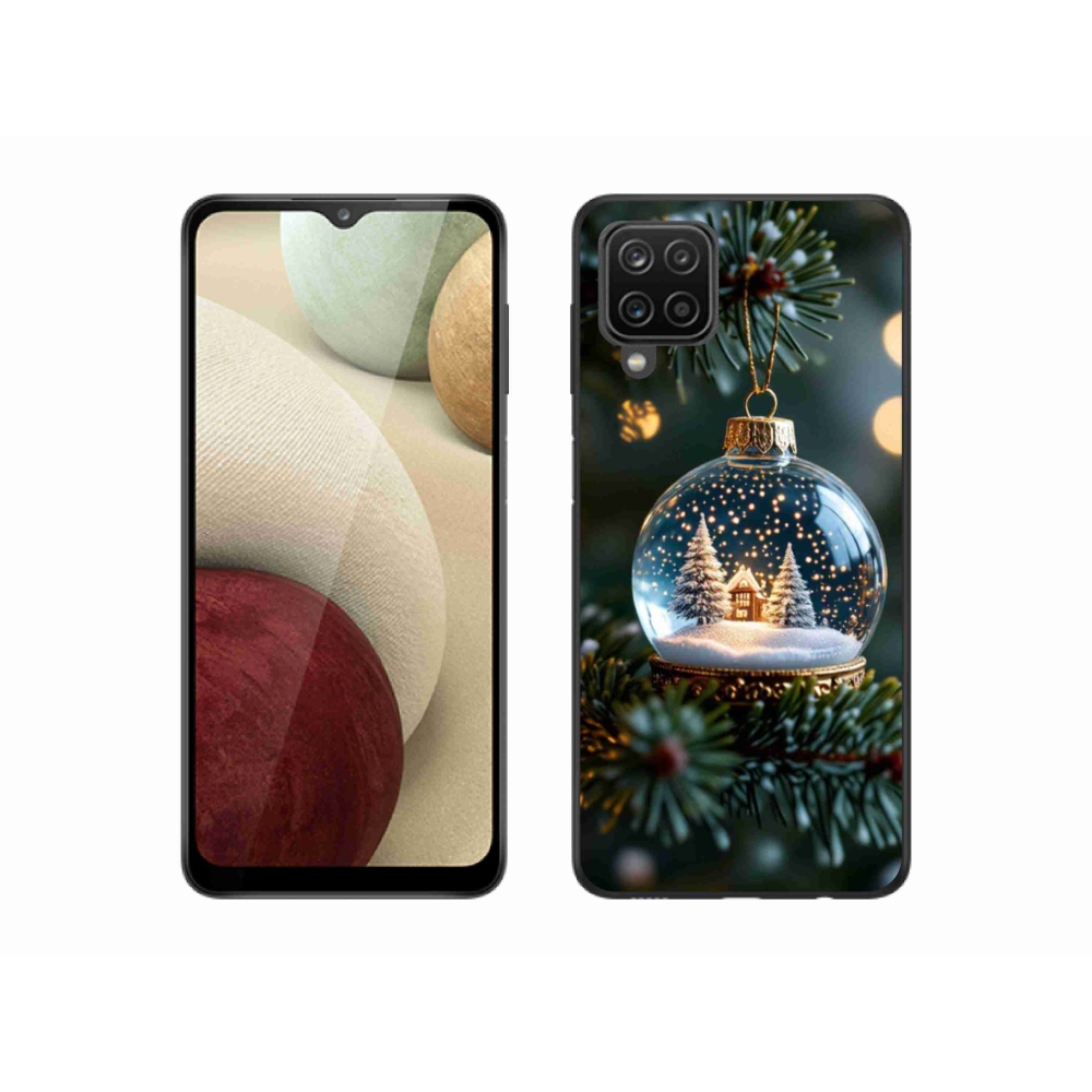 Gelový kryt mmCase na Samsung Galaxy M12 - vánoční koule 2