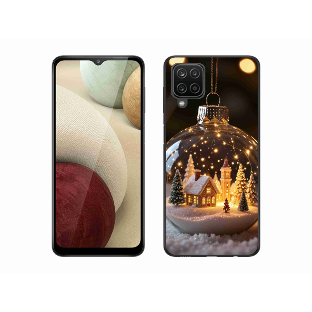 Gelový kryt mmCase na Samsung Galaxy M12 - vánoční koule 3