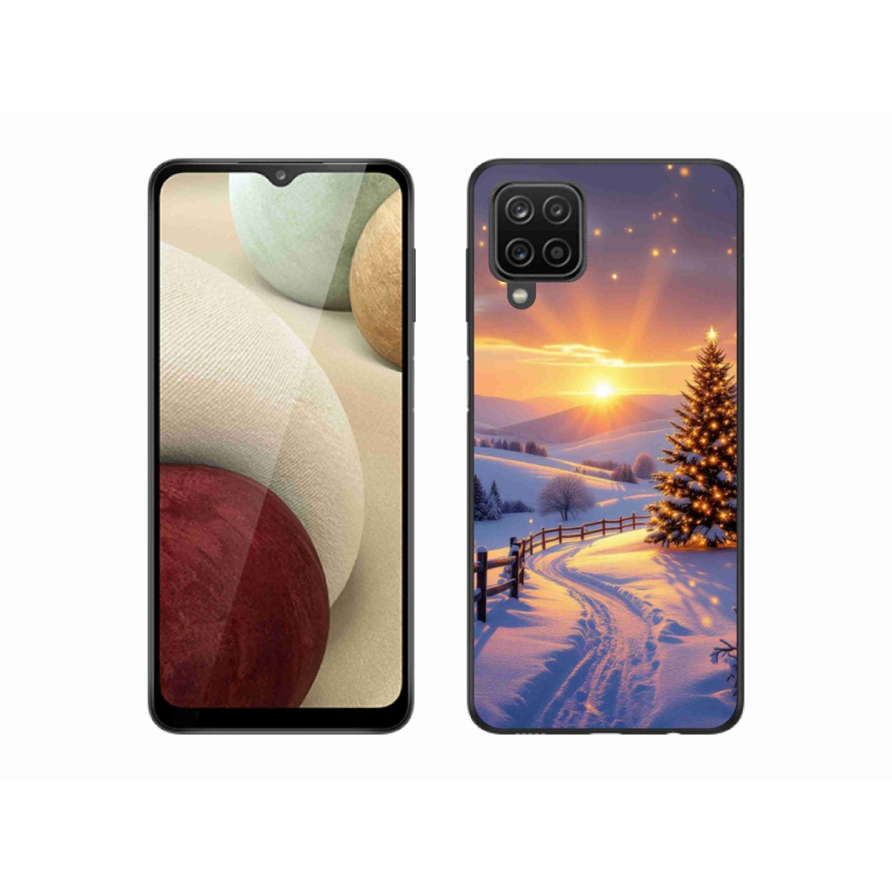 Gelový kryt mmCase na Samsung Galaxy M12 - zimní krajina
