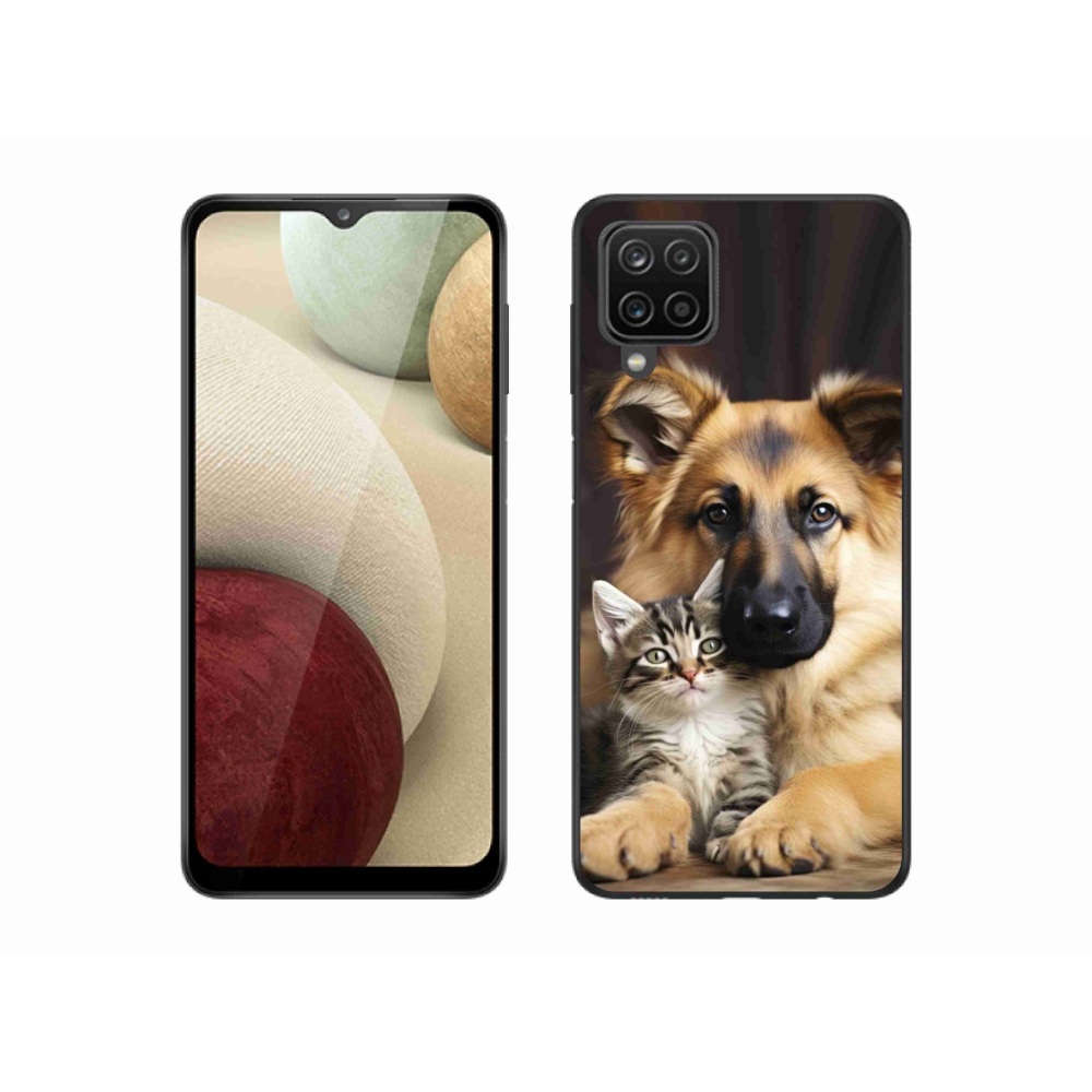 Gelový kryt mmCase na Samsung Galaxy M12 - zvířecí přátelství