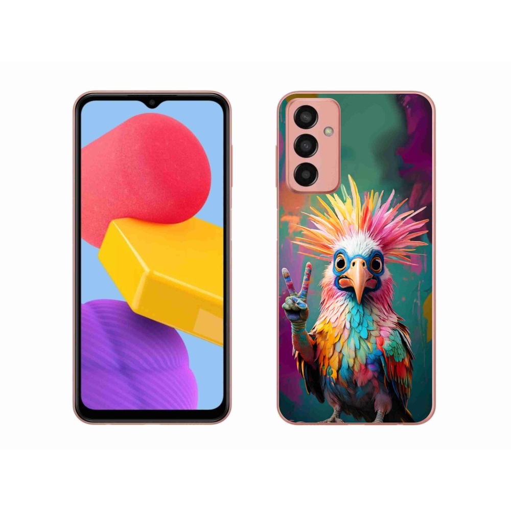 Gelový kryt mmCase na Samsung Galaxy M13 - barevný rebel