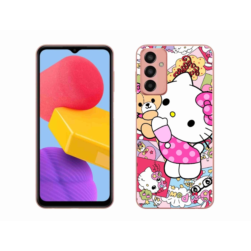 Gelový kryt mmCase na Samsung Galaxy M13 - cute kitty