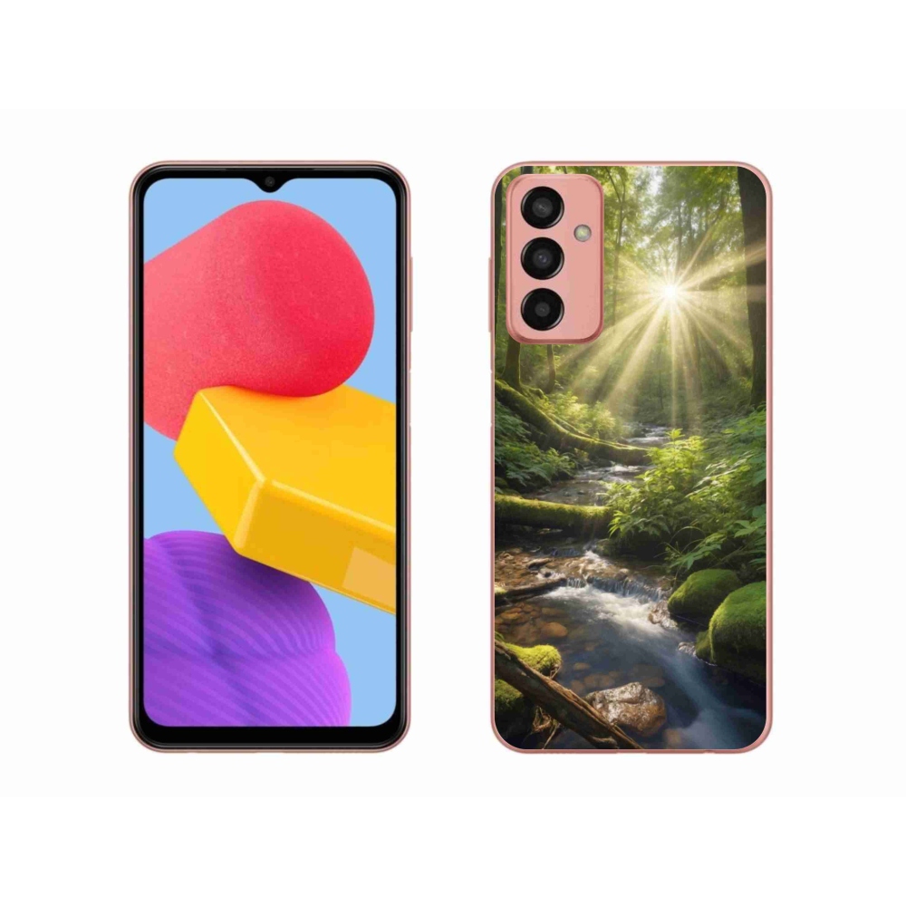 Gelový kryt mmCase na Samsung Galaxy M13 - hlubina lesa