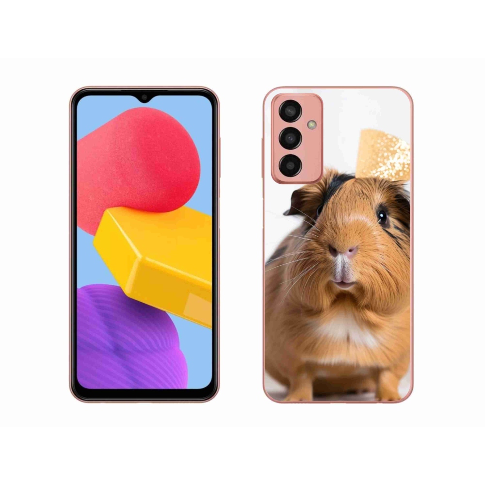 Gelový kryt mmCase na Samsung Galaxy M13 - hnědé morče