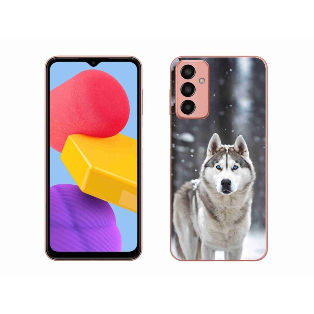 Gelový kryt mmCase na Samsung Galaxy M13 - husky 2