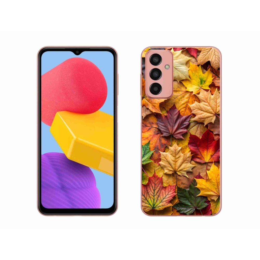 Gelový kryt mmCase na Samsung Galaxy M13 - javorové listy 2