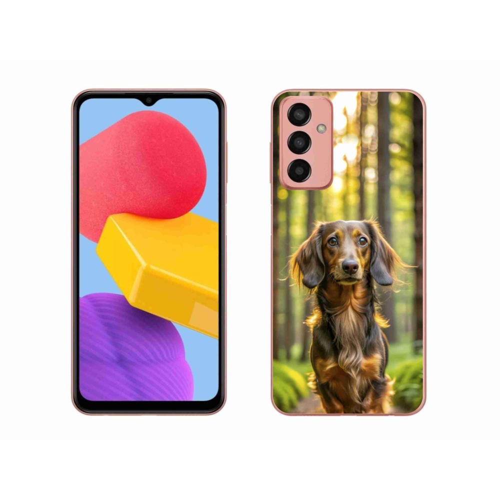 Gelový kryt mmCase na Samsung Galaxy M13 - jezevčík 4
