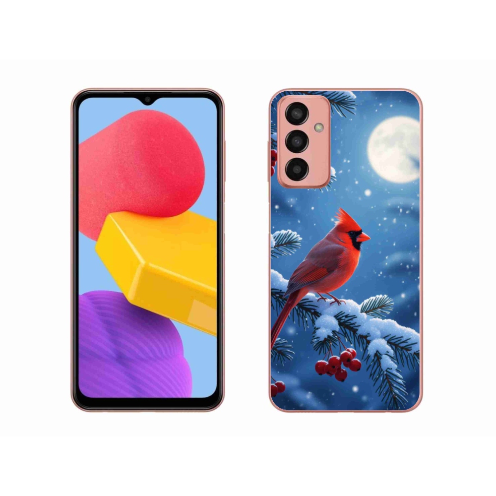Gelový kryt mmCase na Samsung Galaxy M13 - kardinál červený