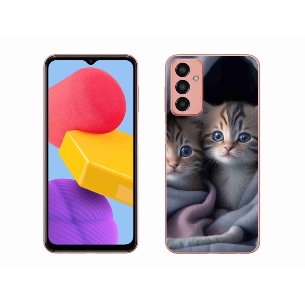 Gelový kryt mmCase na Samsung Galaxy M13 - kočičí duo 2