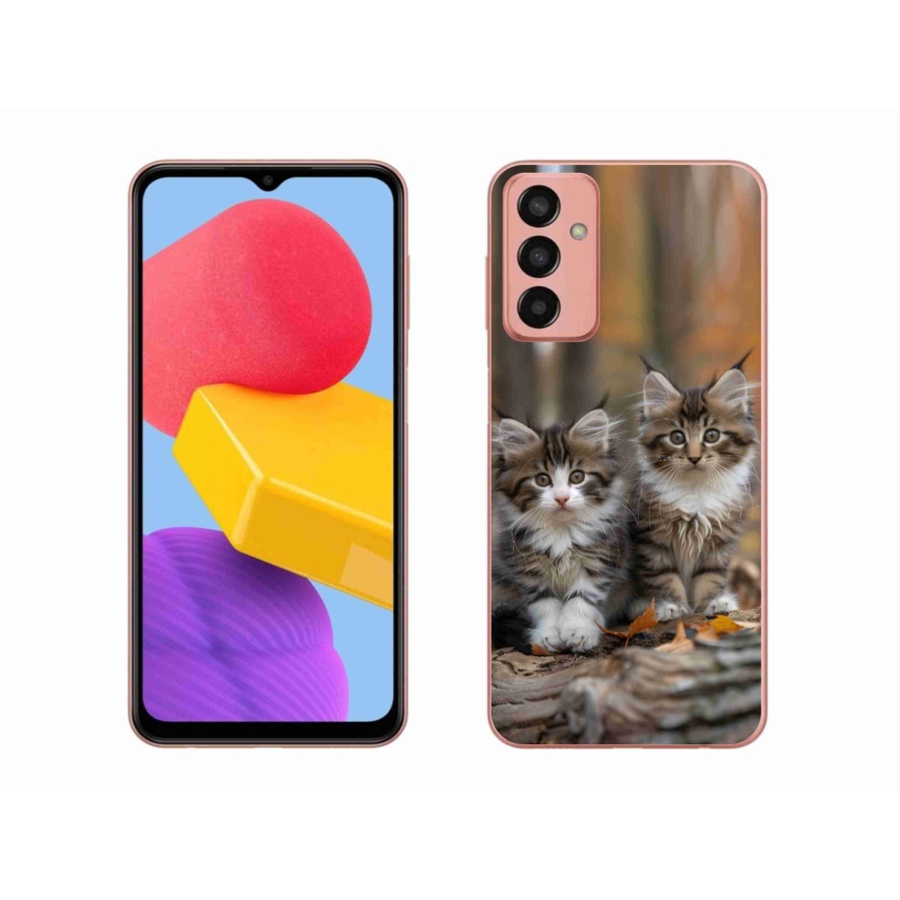 Gelový kryt mmCase na Samsung Galaxy M13 - kočičí duo 3