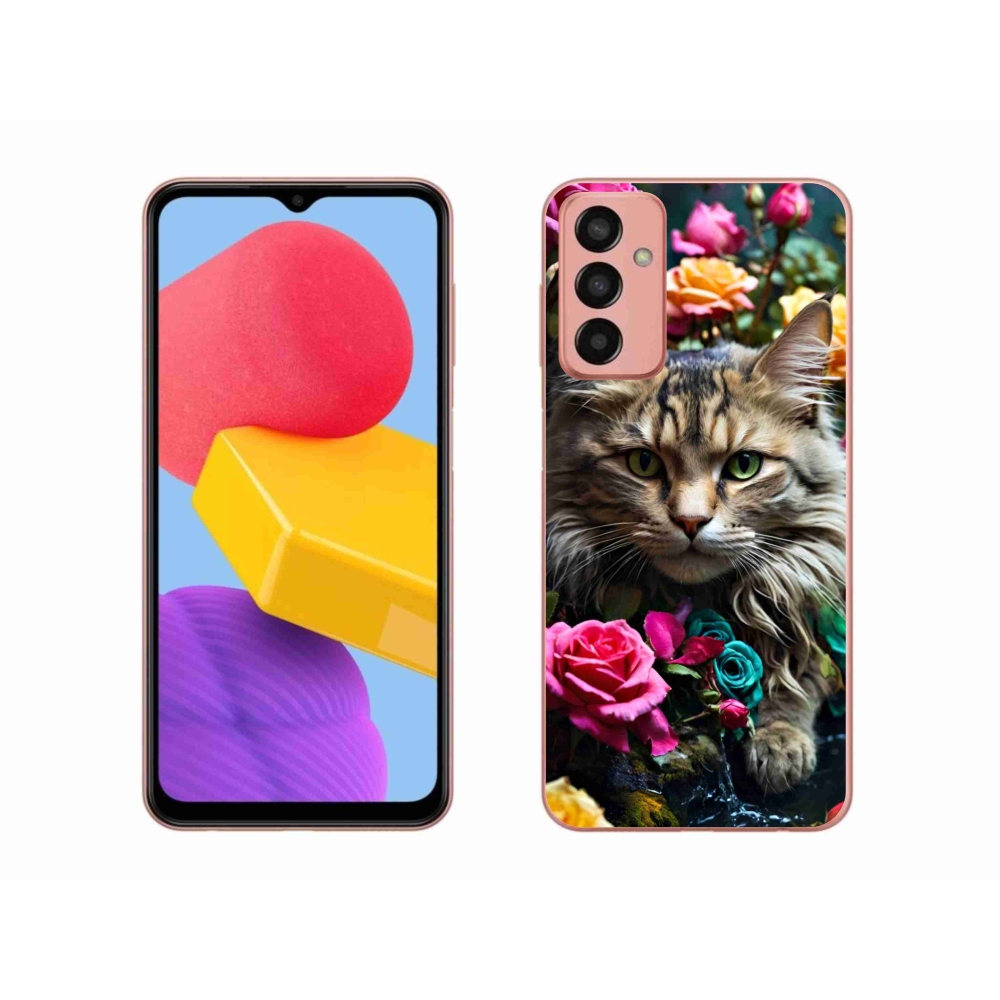 Gelový kryt mmCase na Samsung Galaxy M13 - kočíčí pohled 2