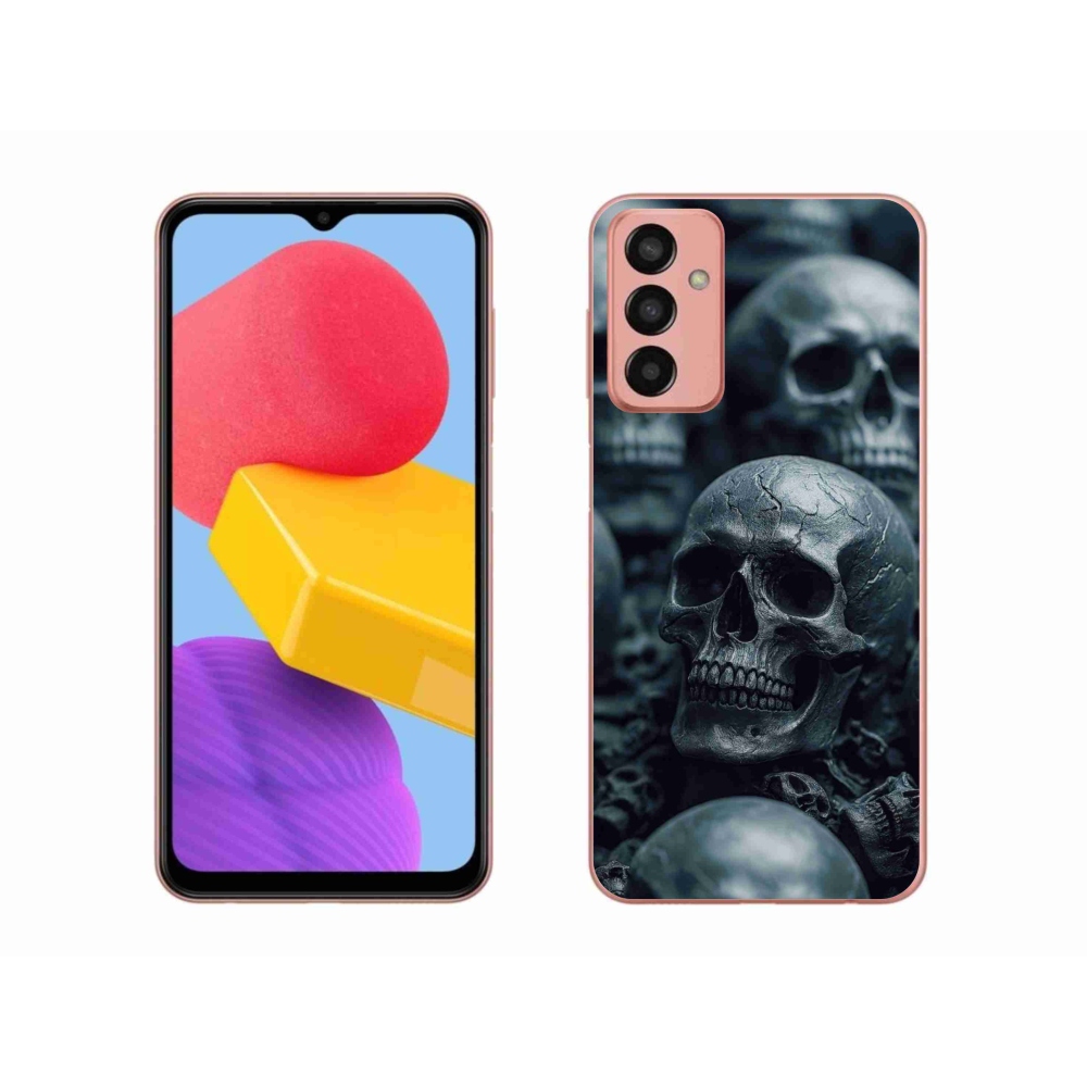 Gelový kryt mmCase na Samsung Galaxy M13 - lebka 2