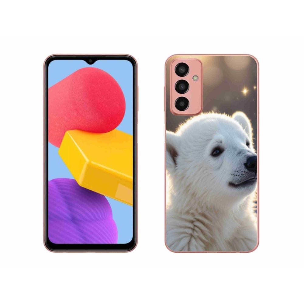 Gelový kryt mmCase na Samsung Galaxy M13 - lední medvěd