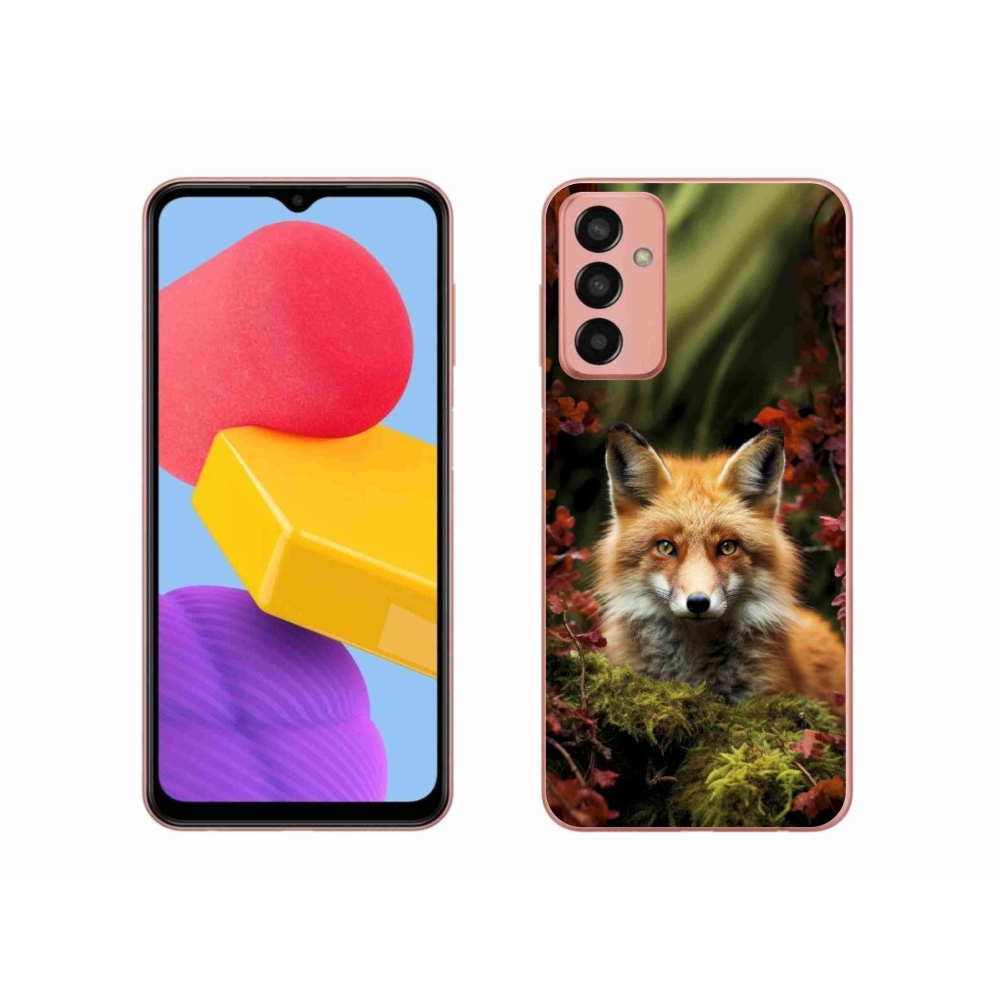 Gelový kryt mmCase na Samsung Galaxy M13 - liška v lese