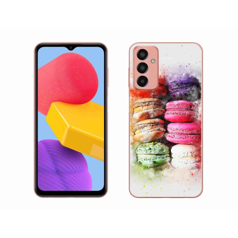 Gelový kryt mmCase na Samsung Galaxy M13 - makrónky