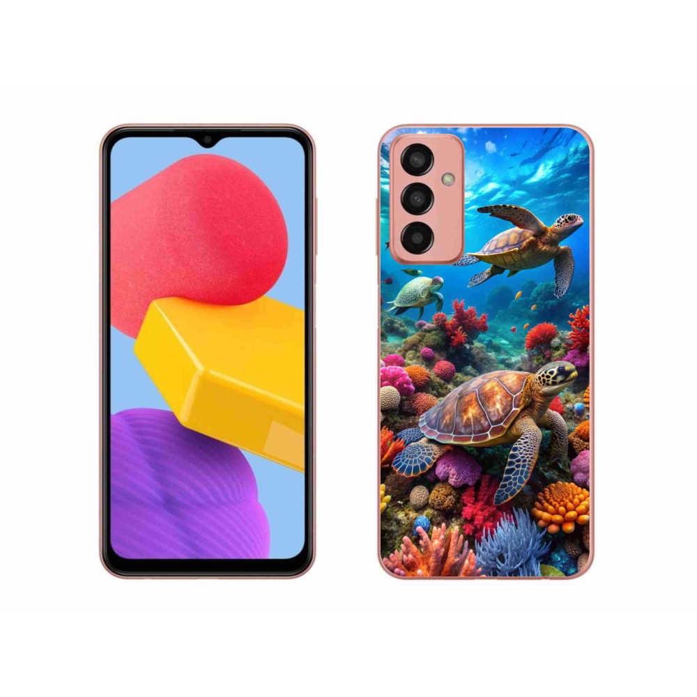 Gelový kryt mmCase na Samsung Galaxy M13 - mořský svět 2