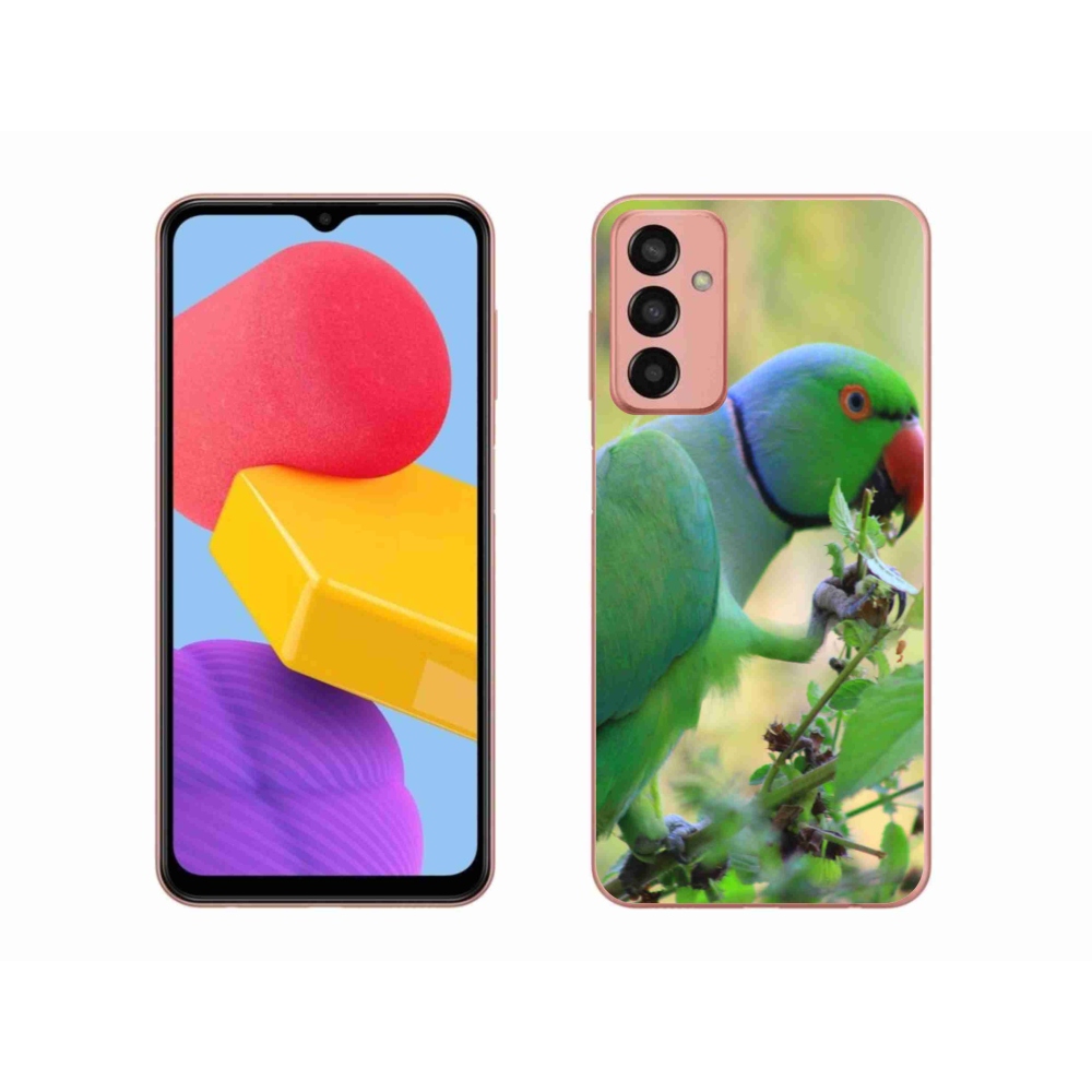Gelový kryt mmCase na Samsung Galaxy M13 - papoušek alexandr