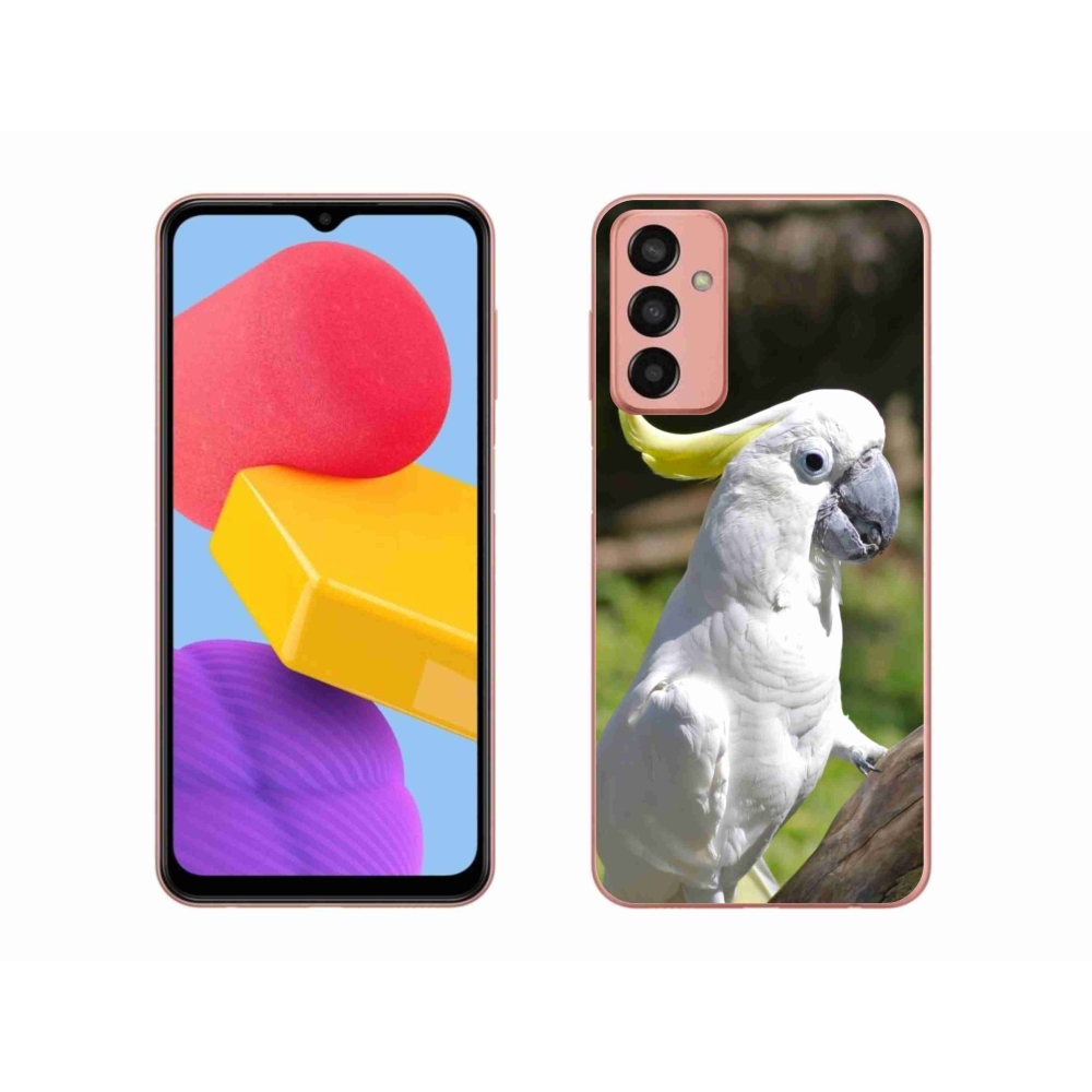 Gelový kryt mmCase na Samsung Galaxy M13 - papoušek kakadu 2