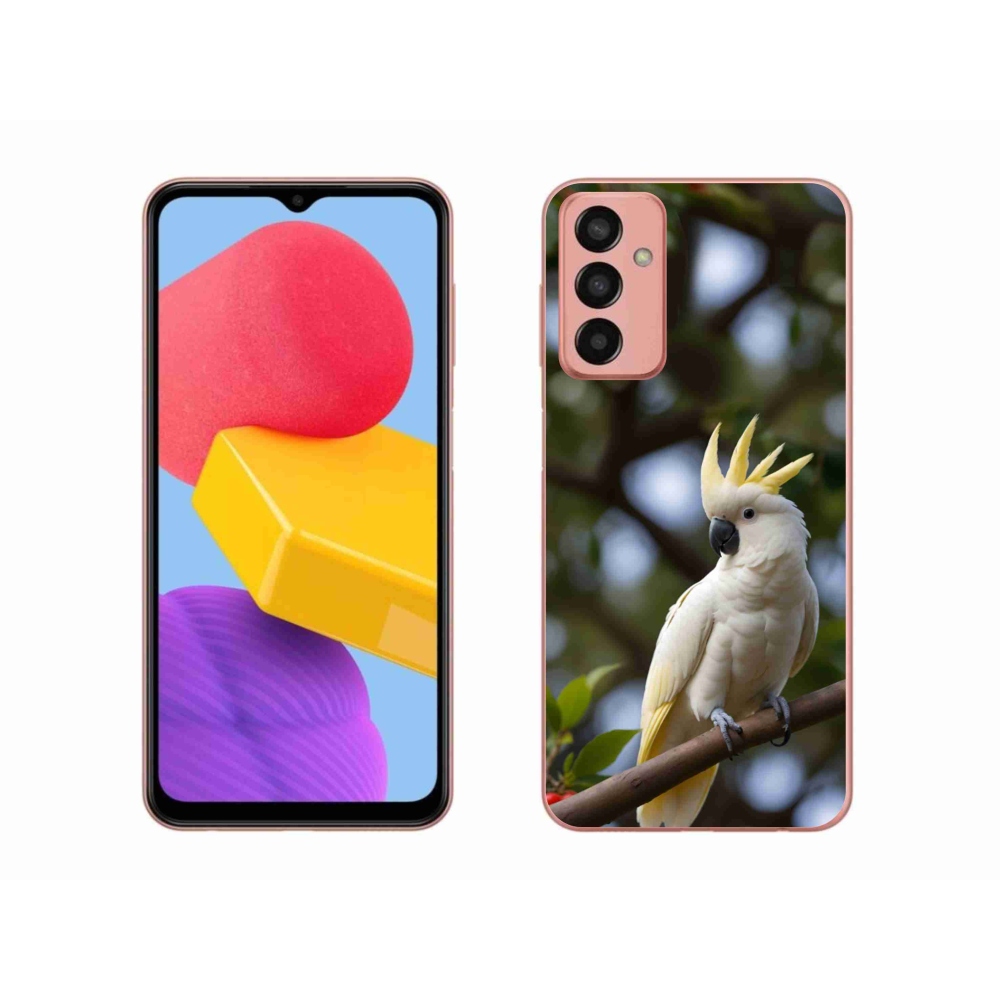 Gelový kryt mmCase na Samsung Galaxy M13 - papoušek kakadu 3