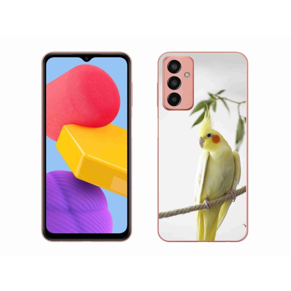 Gelový kryt mmCase na Samsung Galaxy M13 - papoušek korela chocholatá