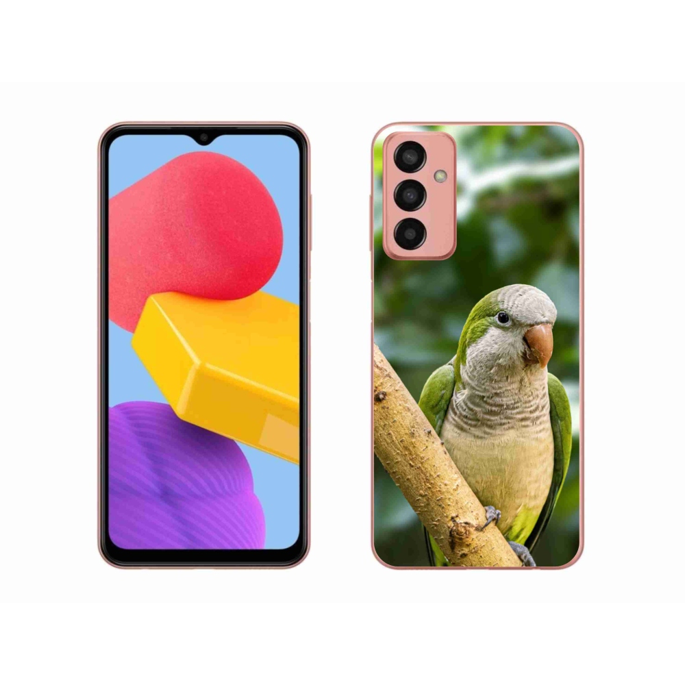 Gelový kryt mmCase na Samsung Galaxy M13 - papoušek mníšek