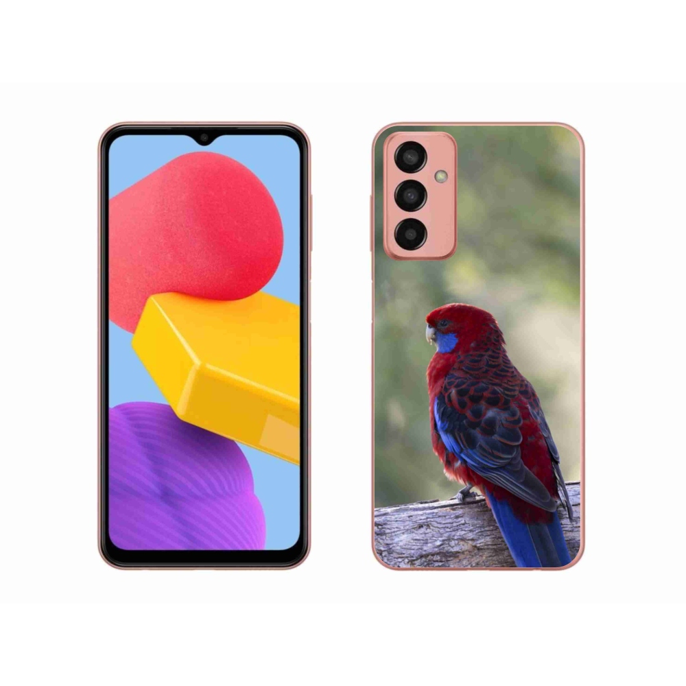 Gelový kryt mmCase na Samsung Galaxy M13 - papoušek rosela