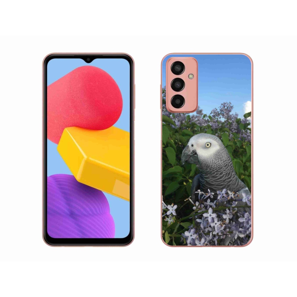Gelový kryt mmCase na Samsung Galaxy M13 - papoušek žako