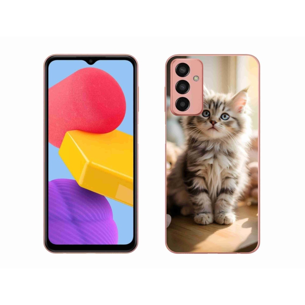 Gelový kryt mmCase na Samsung Galaxy M13 - roztomilé kotě 10