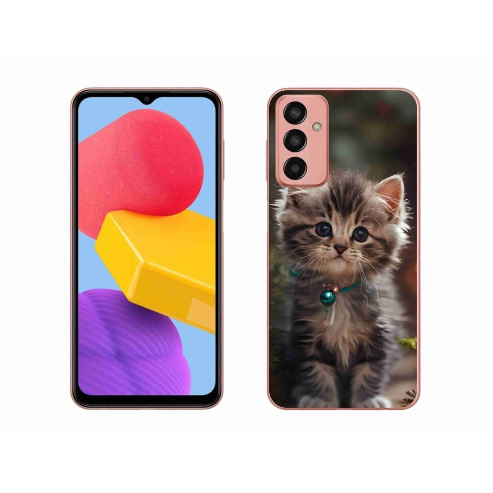 Gelový kryt mmCase na Samsung Galaxy M13 - roztomilé kotě 11